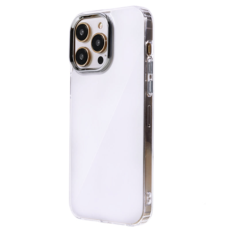 Shockproof Case for iPhone 14 Pro TPU+Acrylic Phone Case Electroplating Mirror Design Phone Shell Shockproof Case for iPhone 14 Pro TPU+Acrylic Phone Case Electroplating Mirror Design Phone Shell